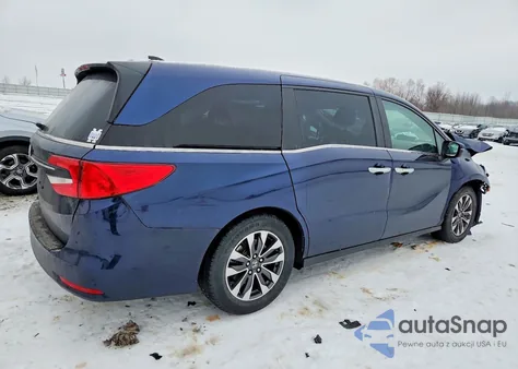 2022 Honda Odyssey Exl z USA, uszkodzony, nr VIN 5FNRL6H75NB009675
